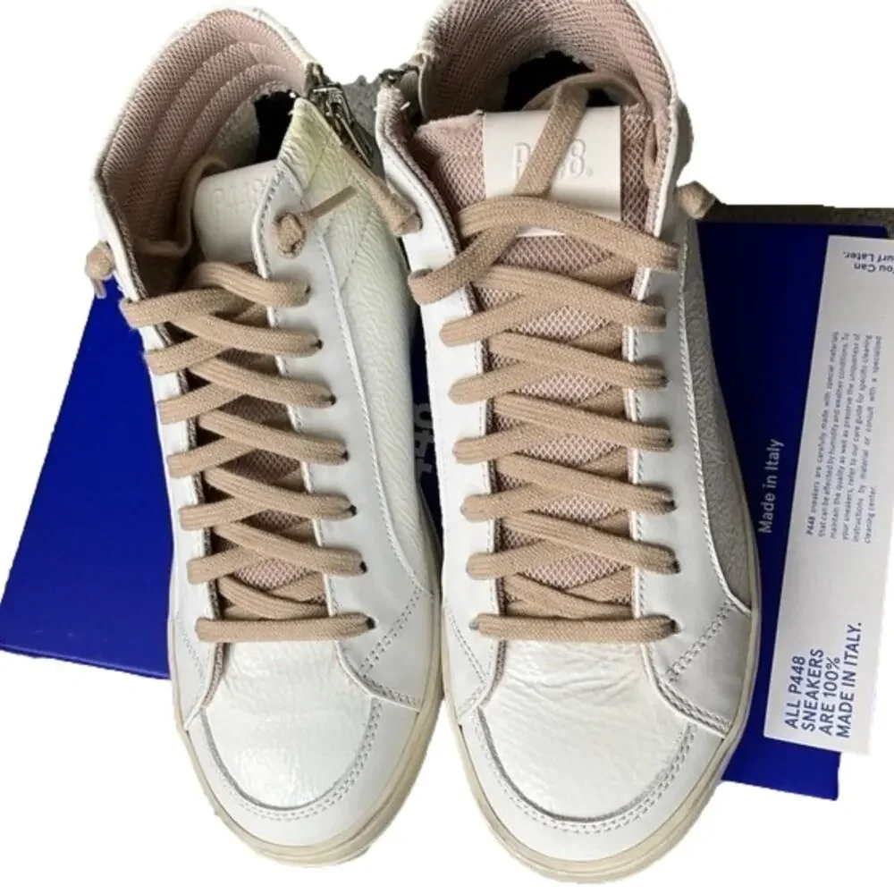 P448 Women's Skate Medusa High-Top Sneakers Size 7 EURO 37 NEW NIB